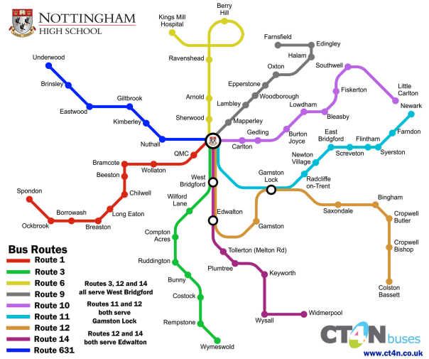 CT4N bus route