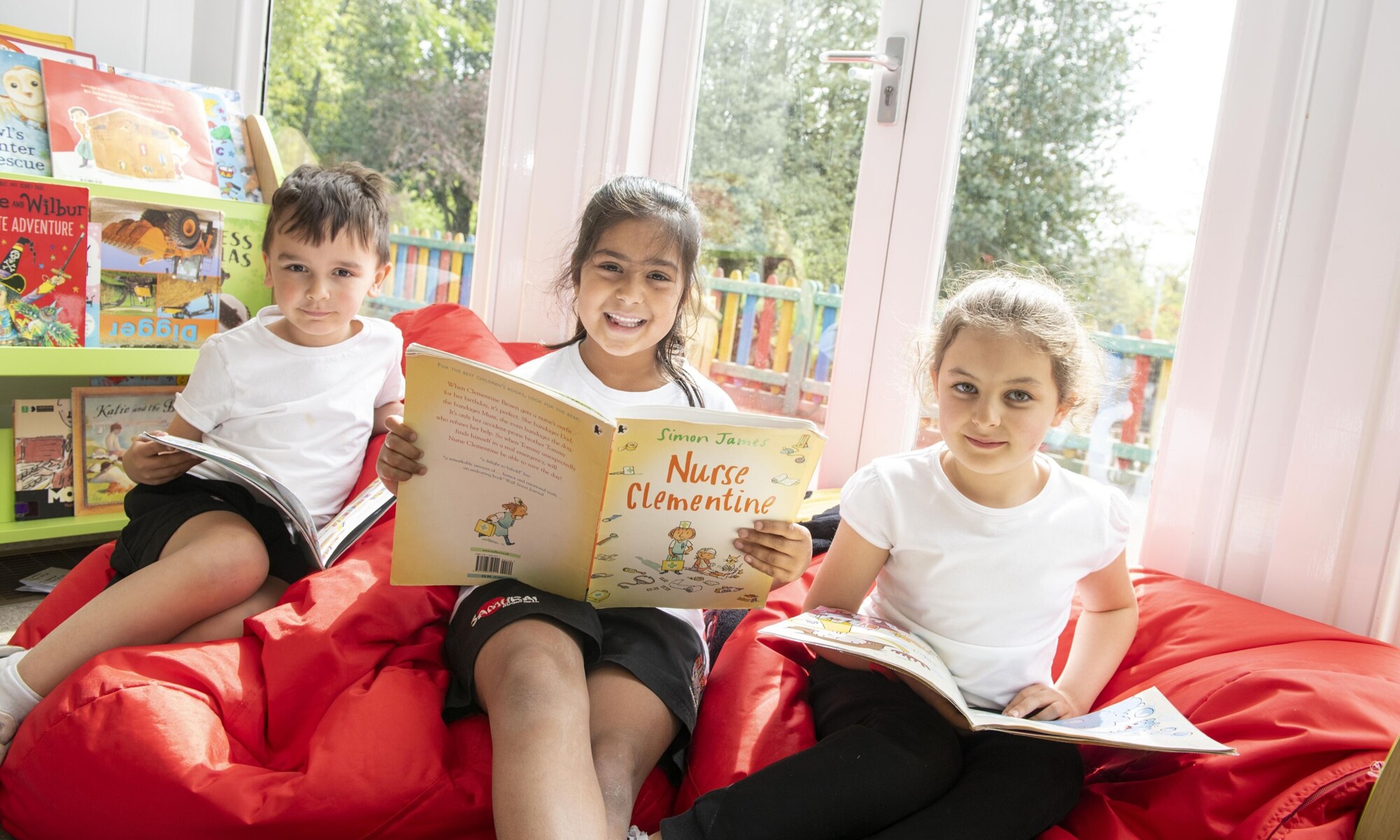 Students reading